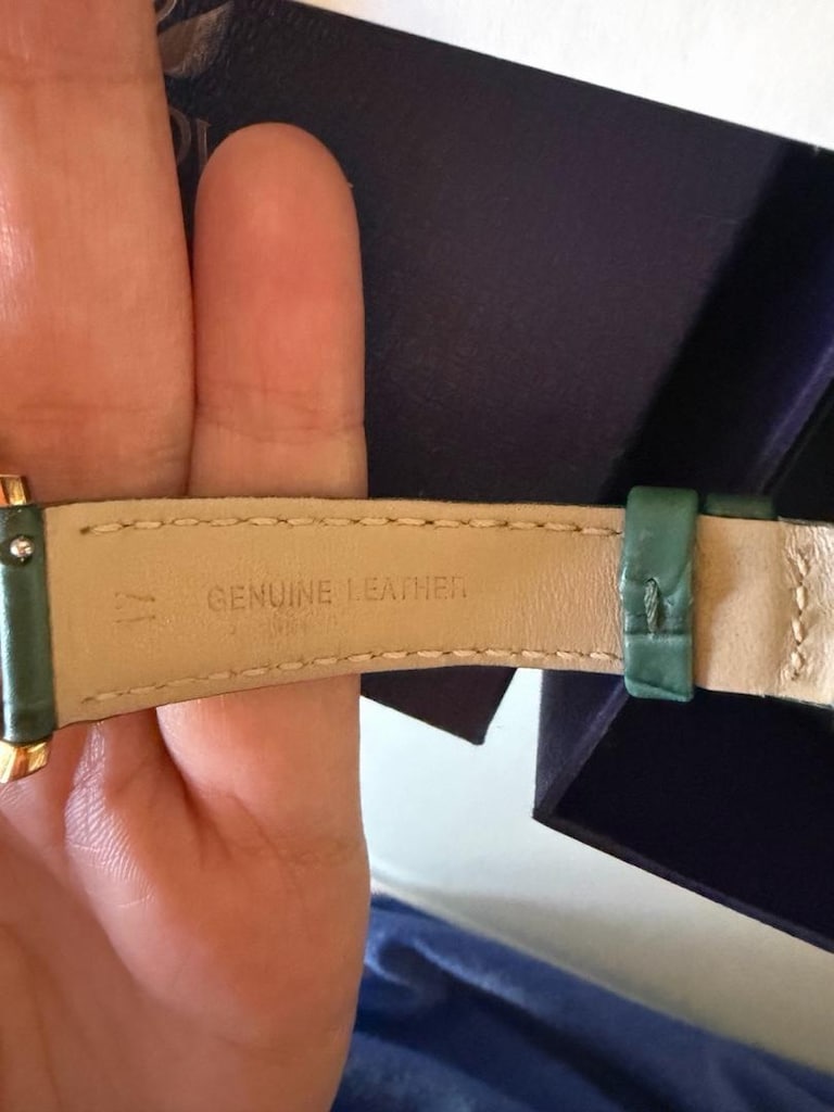 Swarovski Yeşil Kronograf Saat - 6