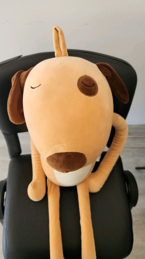 Büyük Boy 100cm Uzun Bacaklı Peluş Köpek - 2