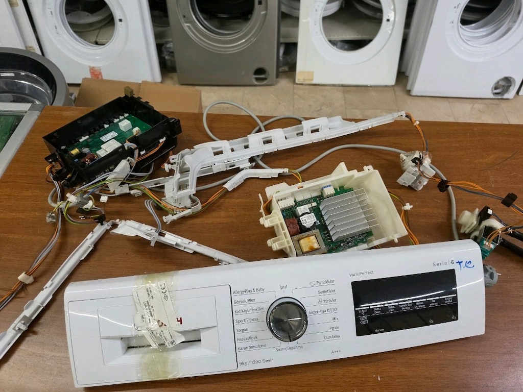 Bosch Serie 6 Çamaşır Makinesi Ön Panel / Beyin Kartı - 9kg / 1200 Dev - 5