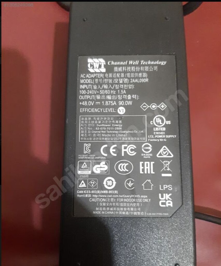 cwt +48.0v 1.875A adaptör 2aal090r - 4