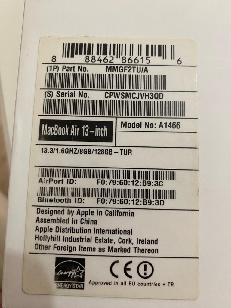 MacBookAir 2015 13,3 inç ekran - 8