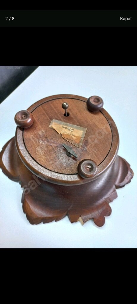 Antika İsviçre THORENS müzik kutusu UNİQUE - 3