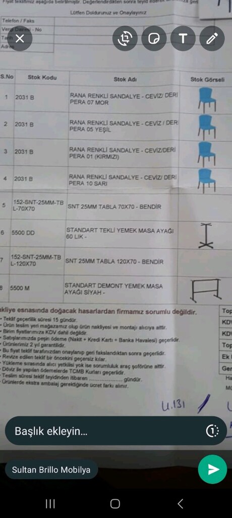 Çift kişilik ve tek kişilik masa - 2