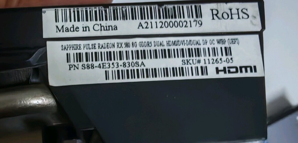 Sapphire RADEON PULSE RX 580--8 GB ekran kartı. Pc, bilgisayar, masaüs - 2