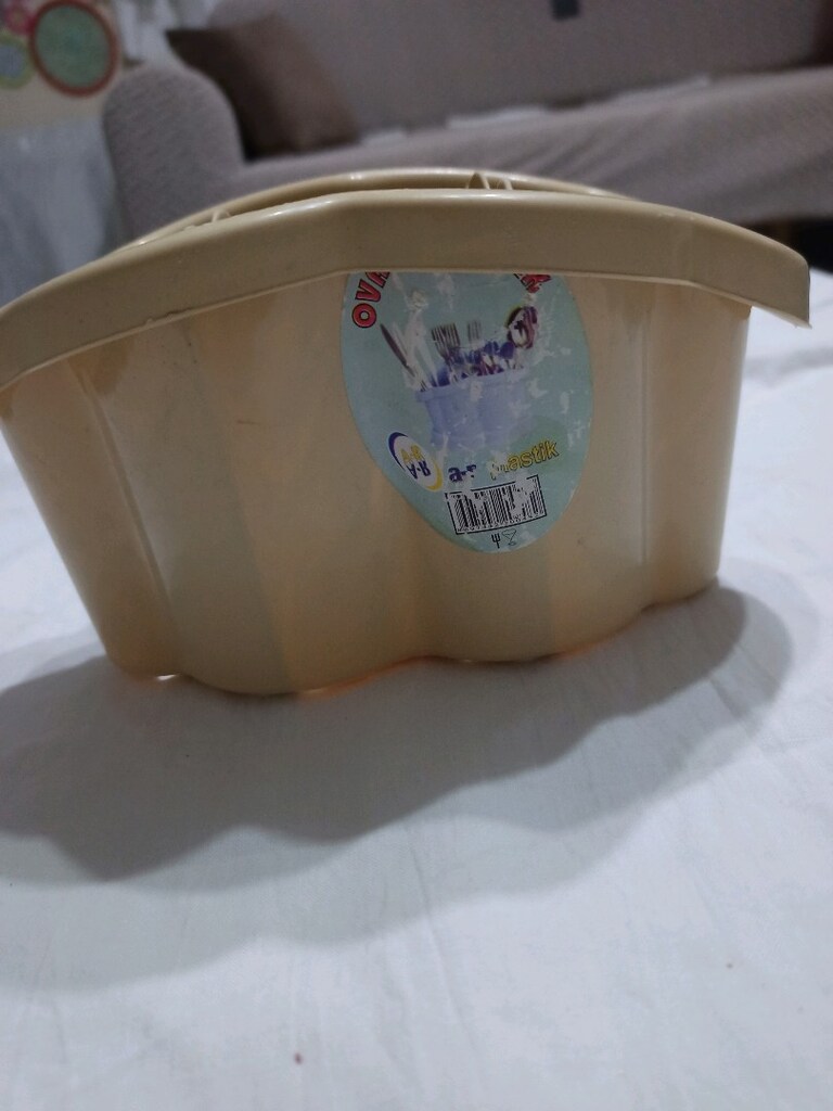 süzgecli set üstü kaşıklık bej rengi - 2