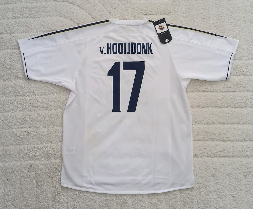 2004-2005 Van Hooijdonk Orijinal Fenerbahçe Deplasman Forma Adidas - 2
