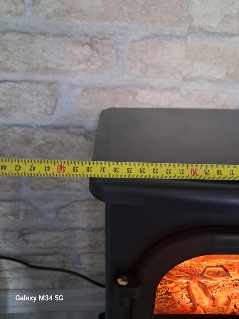 Temiz Elektrikli ısıtıcılı şömine - 8