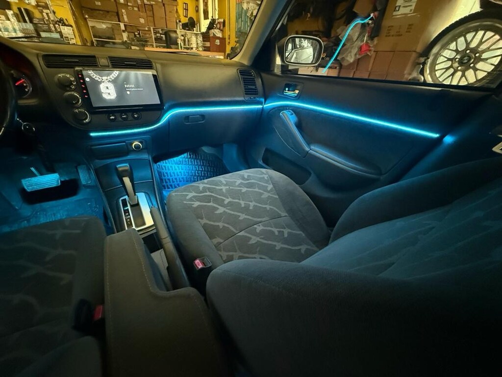 civic V TEC iç ambiyans 64 renk rgb animasyonlu - 10
