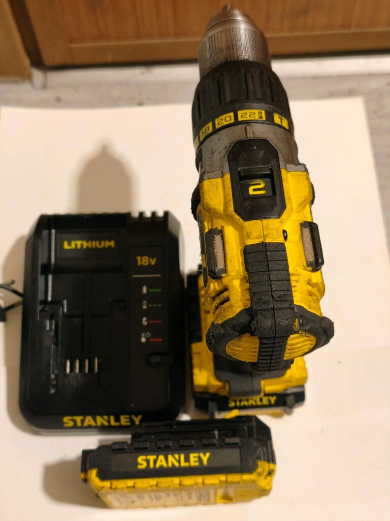 ORİJİNAL STANLEY 18 VOLT ŞARJLI DARBELİ MATKAP - 12