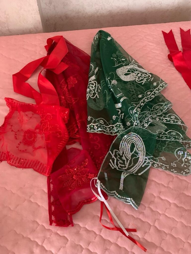 kına ve çeyiz bohça süsleri halay mendilleri kına pullusu - 13