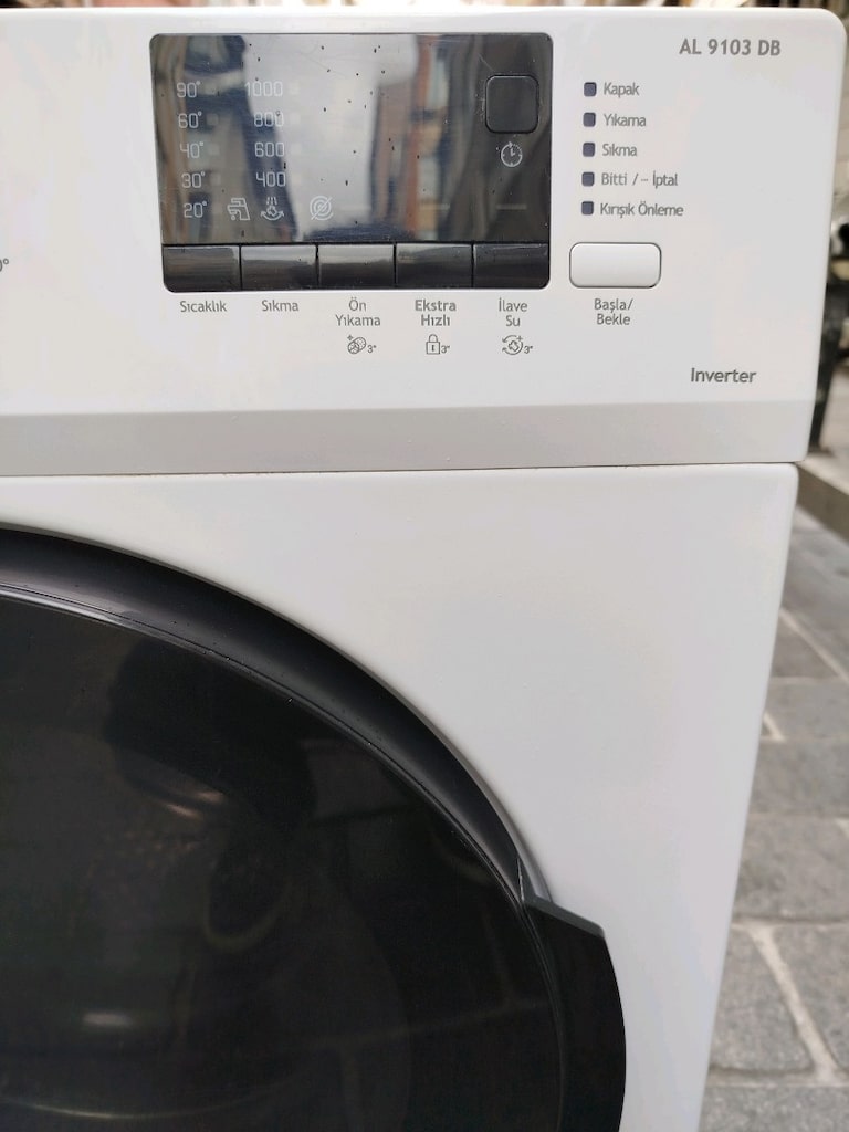 Dijital ekran 9 kilogram inverter motor Altus çamaşır makinesi origina - 5