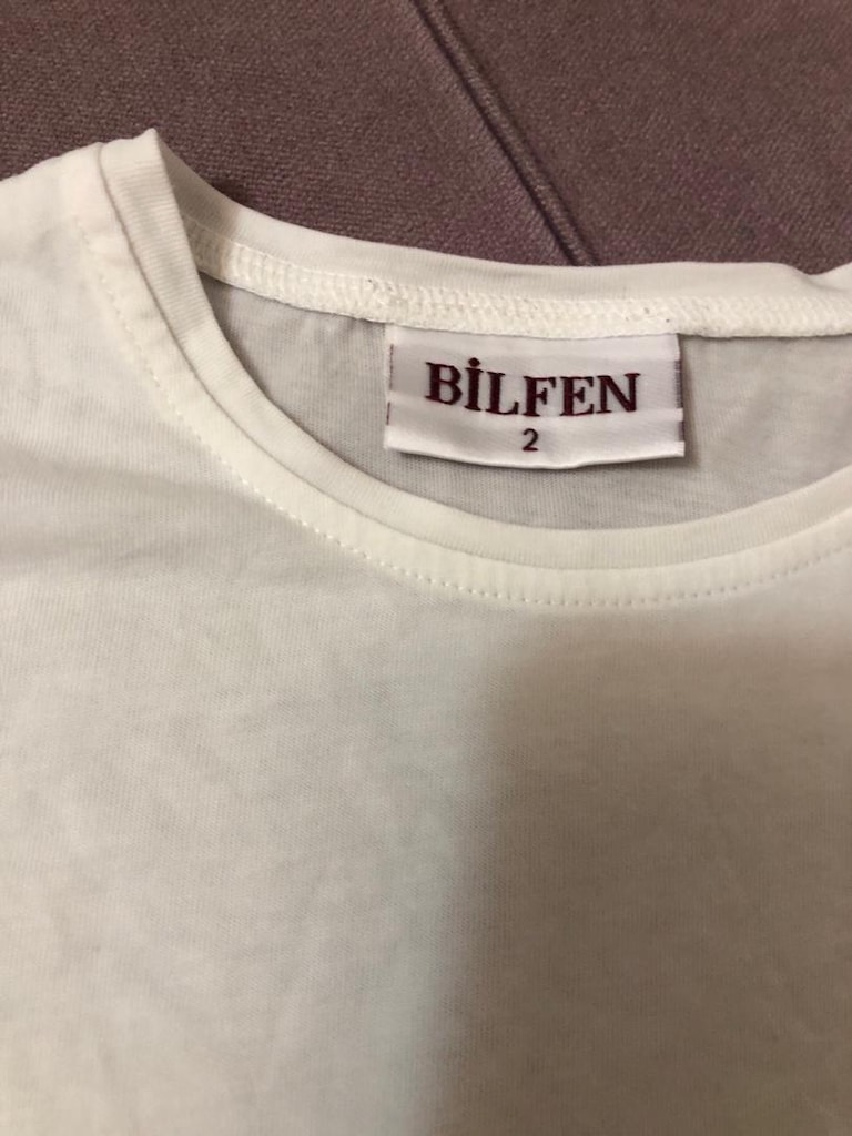 Bilfen 2 numara beyaz kısa kollu tşirt - 2