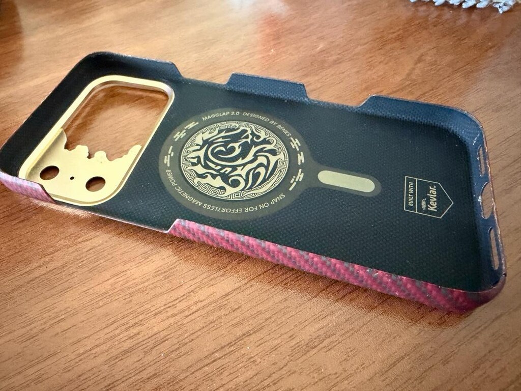 iPhone 17 Pro Max Kılıf M-safe - Karbon Fiber