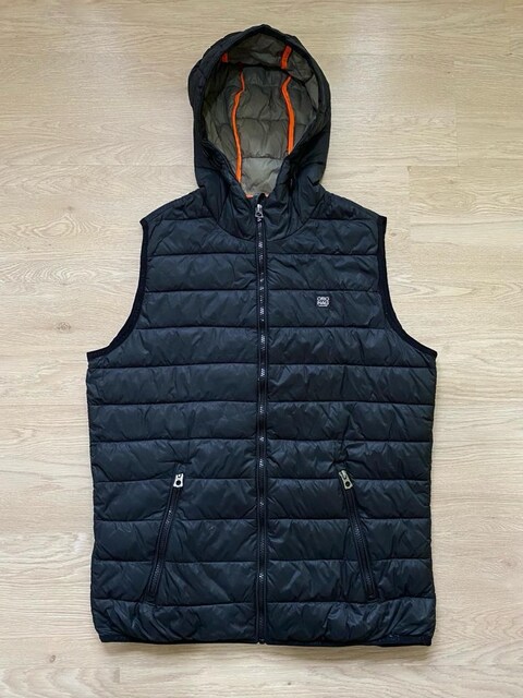 Orijinal Jack & Jones Şişme Yelek Siyah