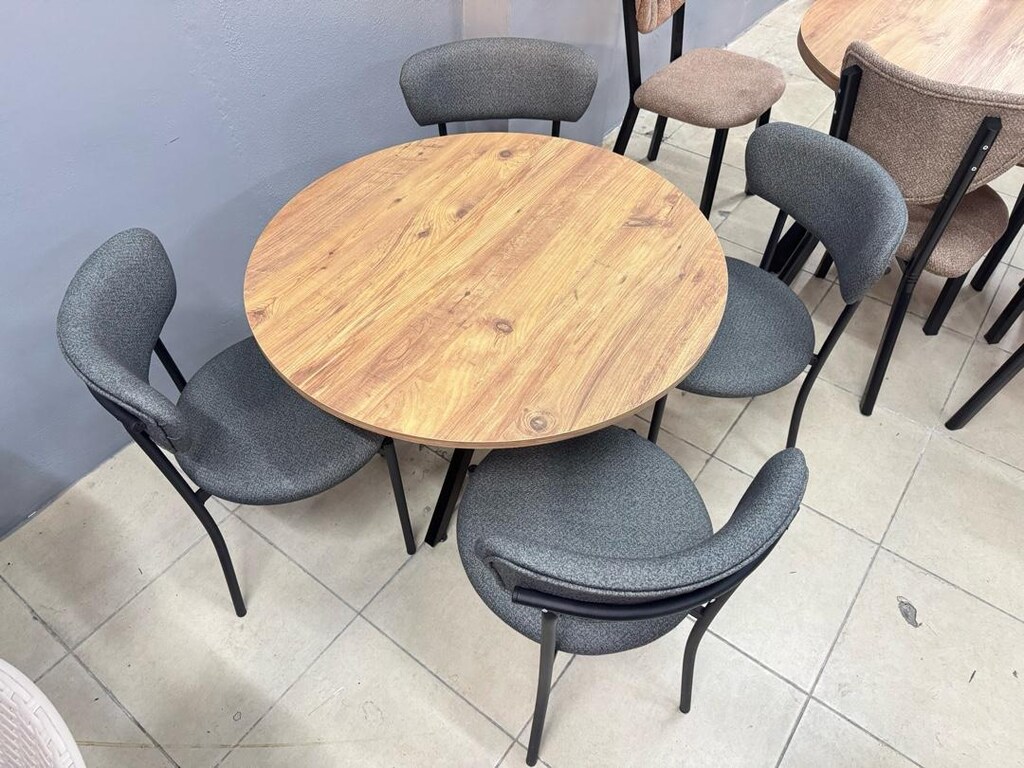SIFIR MUTFAK YEMEK MASASI & 4 ADET SANDALYE - 3