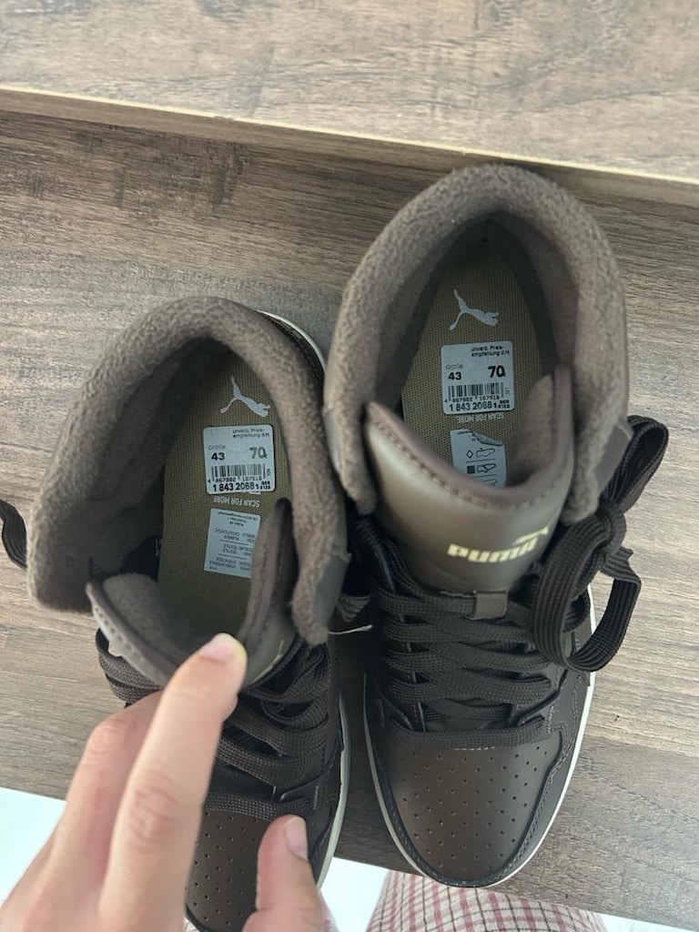 orijinal sıfır Puma içi Polarlı sneaker — görsel 4/7