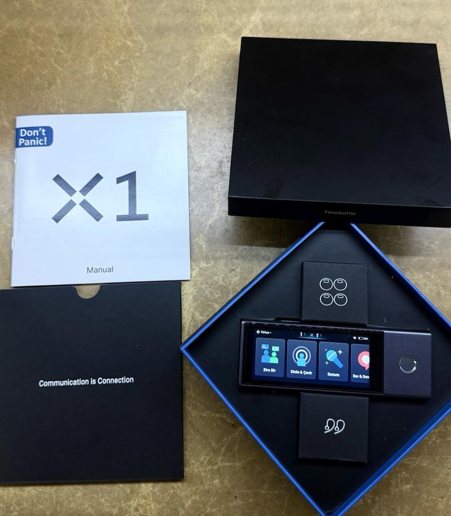 TIMEKETTLE X1 | YENİ NESİL PROFESYONEL ÇEVİRİ CİHAZI 5 AYLIK FULL SET - 5