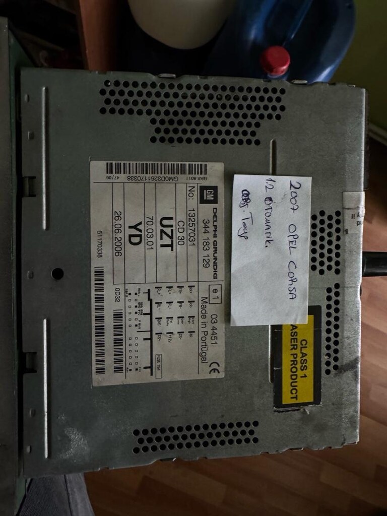opel corsa orjinal cd radio teyp - 2