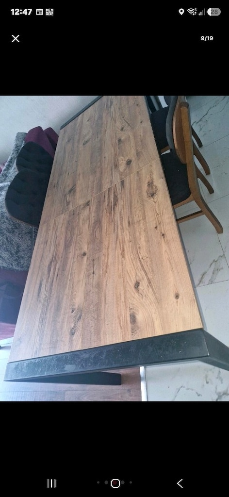 Ahşap Yemek Masası 70 x 120 cm - 2
