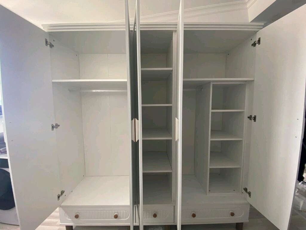 5 Kapılı MDF Gardırop, 5 Kapaklı Bohem Dolap - 10