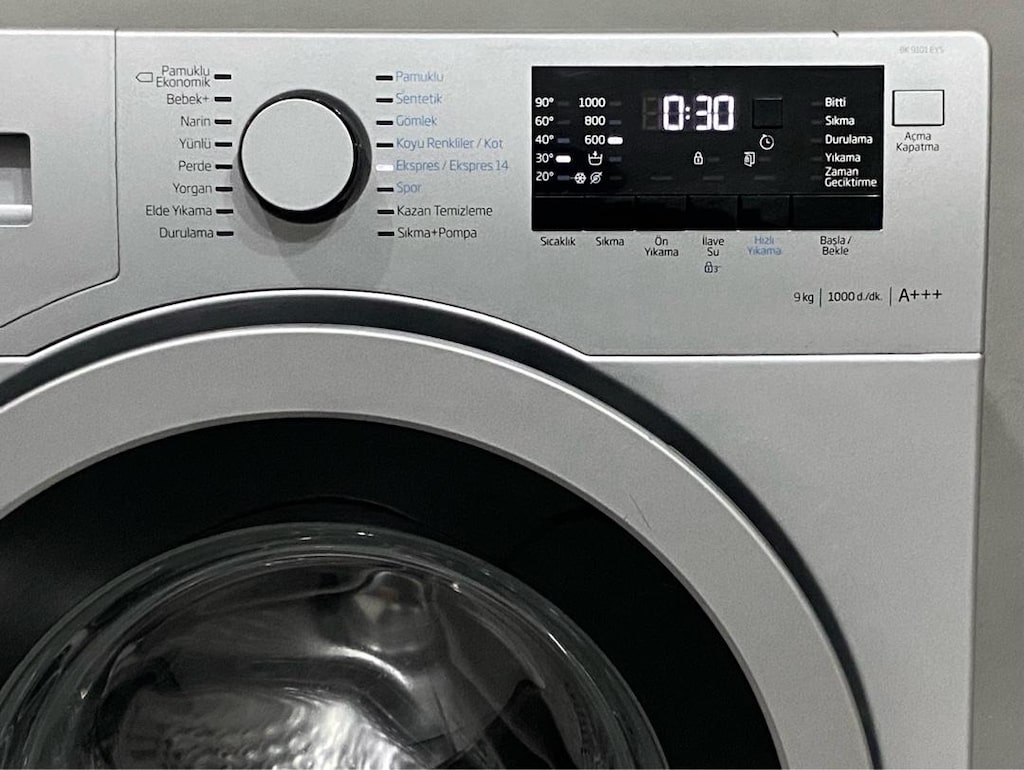 Beko 9 Kg Yeni Nesil İnverter A+++ Gri Çamaşır Makinesi - 4