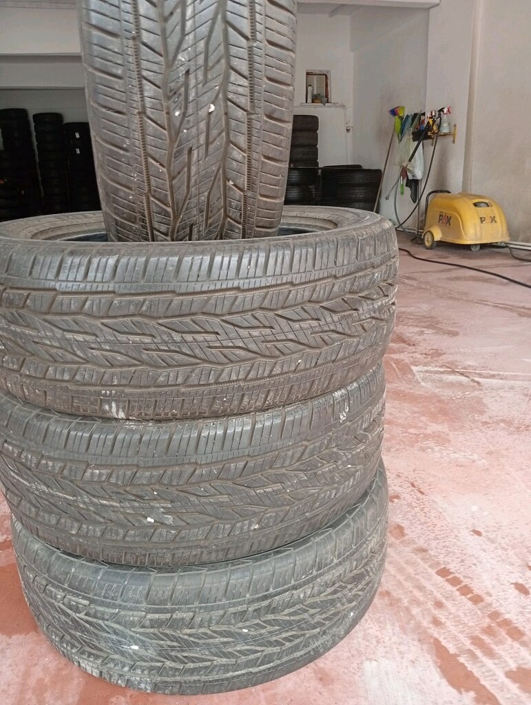 4 adet çıkma lastikler 225/55R18 sıfır gibi lastikler - 2