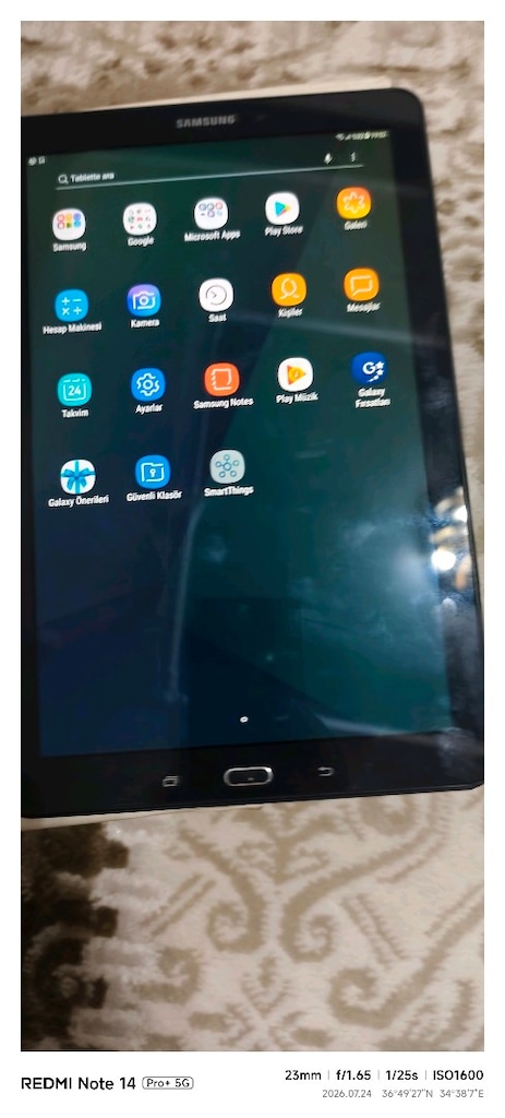 SAMSUNG TAB A6 16 GB HAFIZA HERŞEY AKTİF OLARAK ÇALIŞIYOR DONMA KASMA - 10