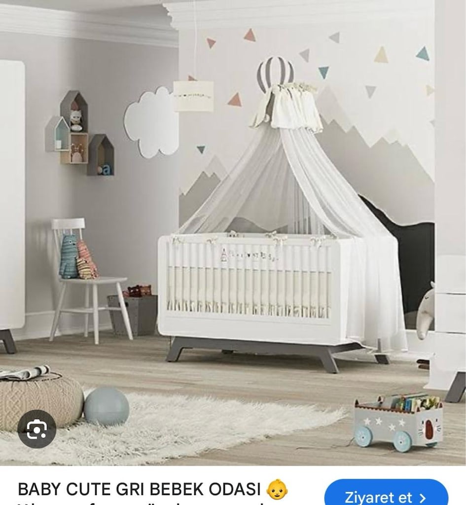 Almila Cute Bebek Karyolası