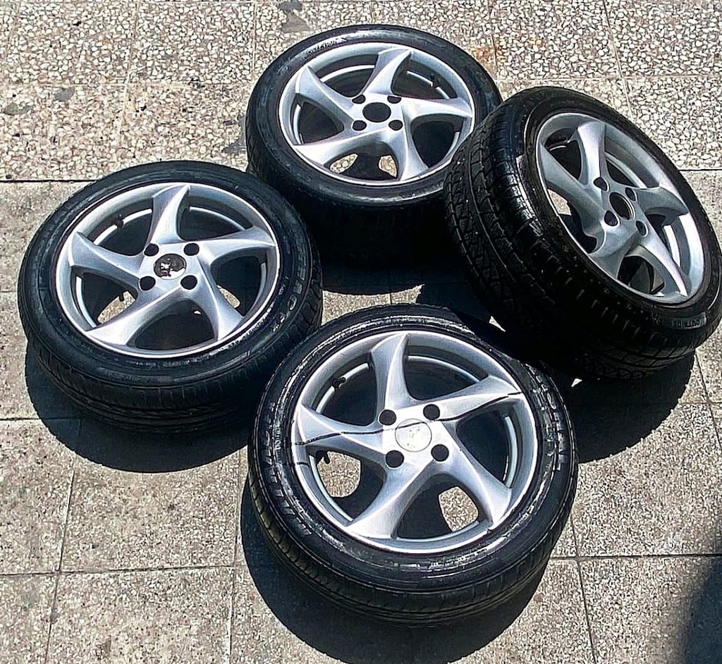 15 PEUGEOT ÇELİK JANT LASTİK 4.108 BİJON 195.50.15 ORTA LASTİK - 2
