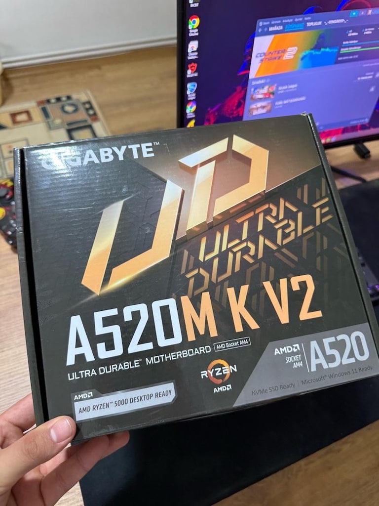 R5 5600 RTX2070 SUPER 24'' 240HZ FULL SETUP Her şey dahil Oyuncu PC - 9