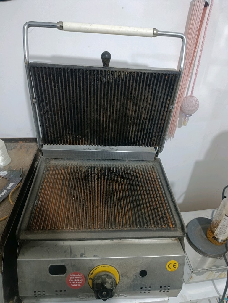 Silver Gazlı Sanayi Tipi Döküm Tost Makinesi (Tüplü/LPG) - 2