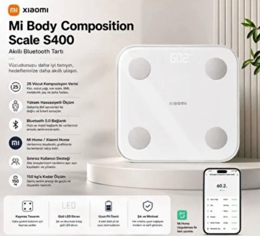 Mİ Scala 400 hassas baskül tartı - 4