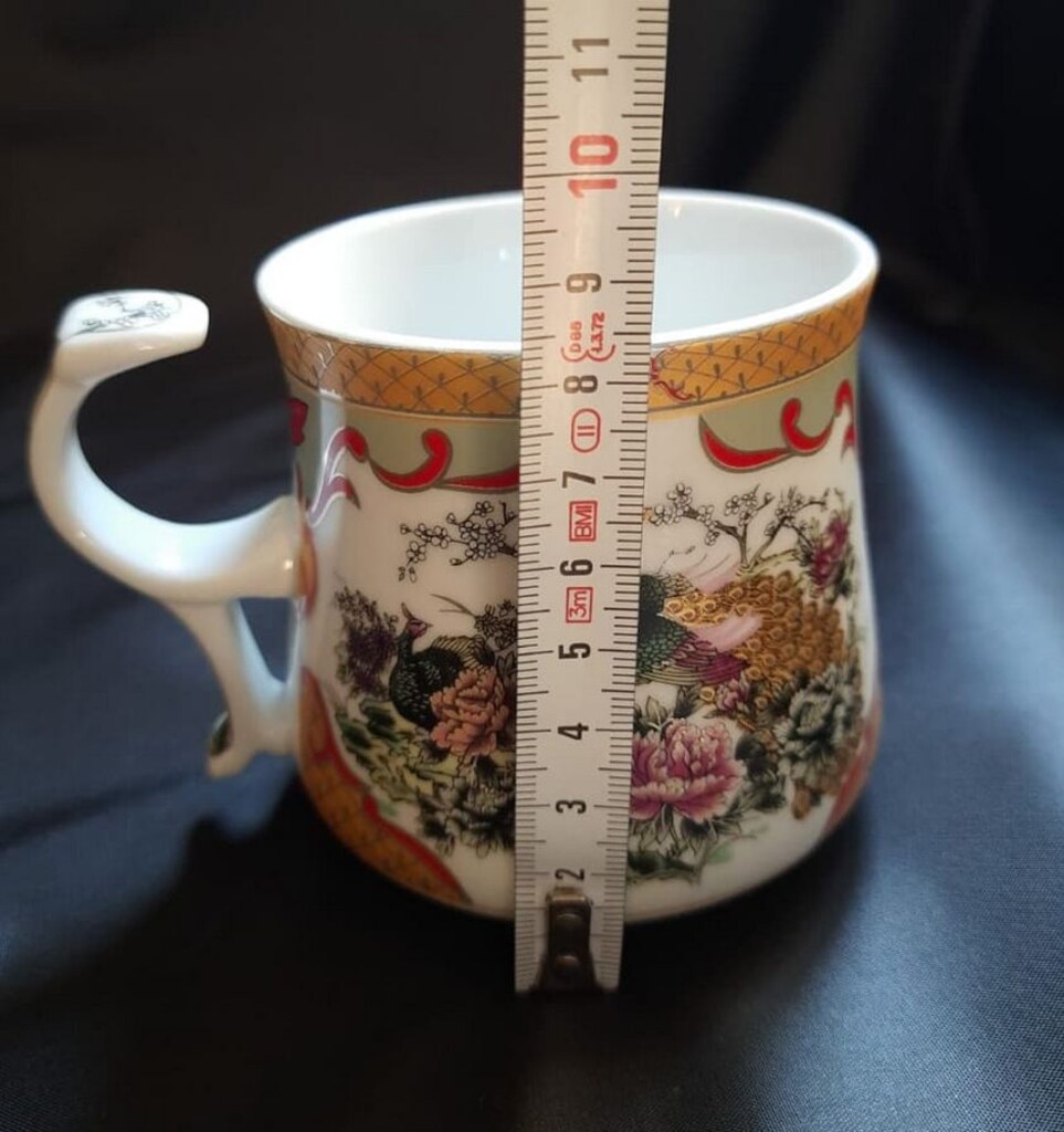 Porselen Kupa Royal Windsor El Boyama Vintage Fine - 3