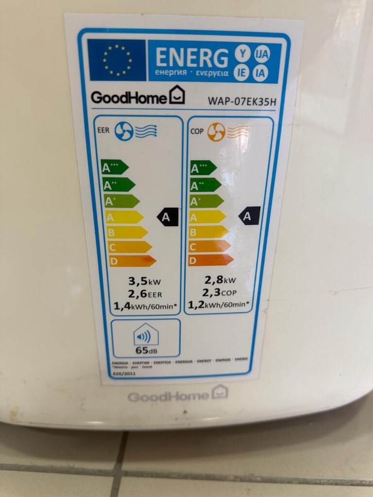 Good Home 12000 BTU Portatif Klima - 6