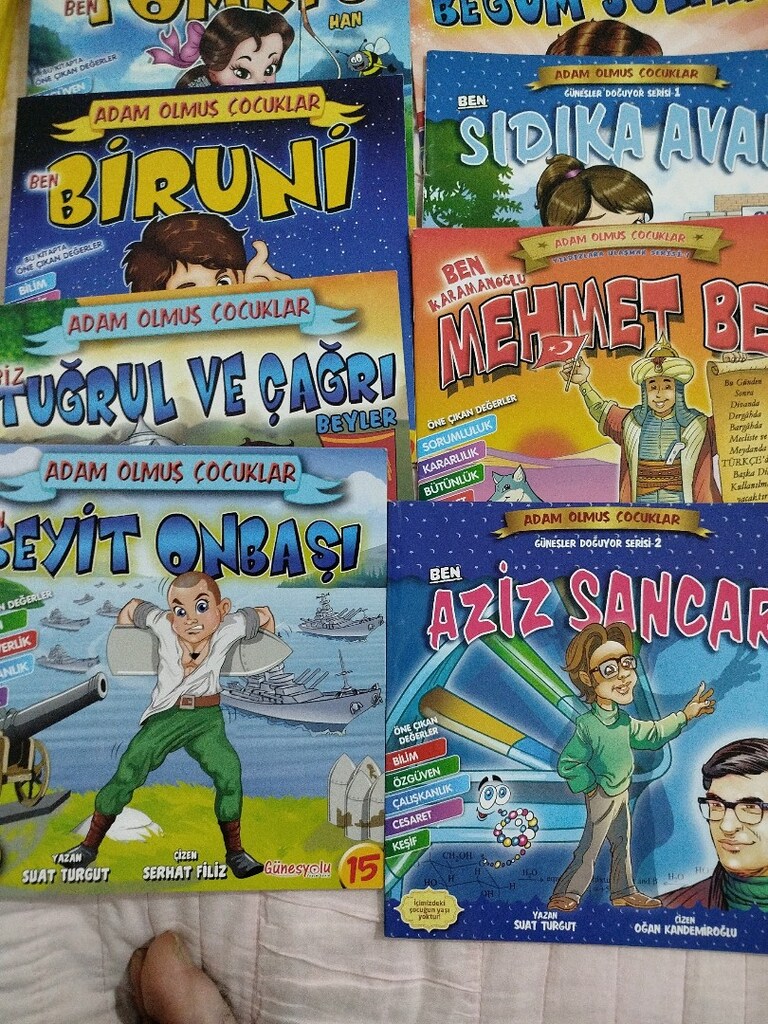 ADAM OLMUŞ ÇOCUKLAR, 14 adet, temiz, yazı çizik karalama yok, 24 sayfa - 3
