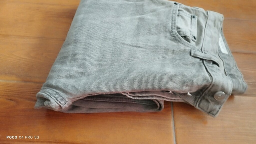 #Zara jeans pantolon  Eni çekilince 44 Boyu 107 Paça 20 ??? - 7