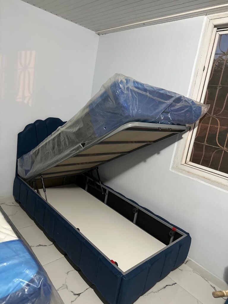 ultra lüks tek kişilik baza başlık petli yatak sıfır ürün ambalıjında - 8