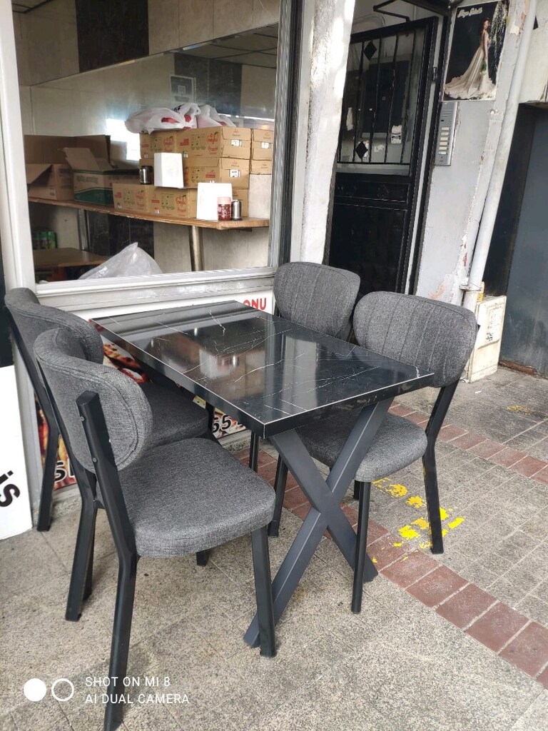 Damla sandalye mdf masa modeli - 6