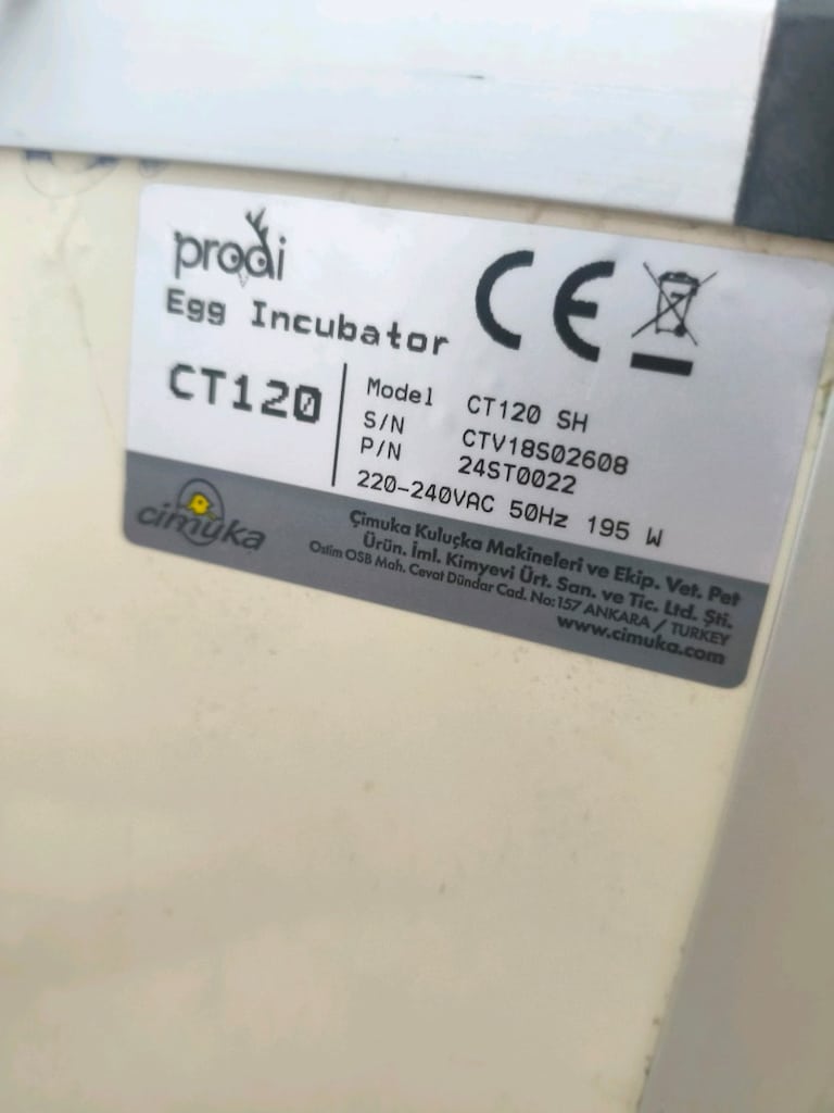 kuluçka makinası CT120 DF201 - 2