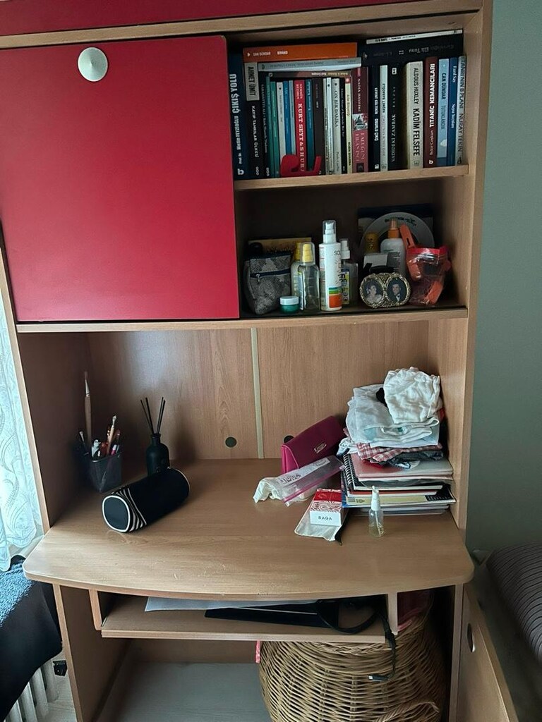 GENÇ ODASI BİLGİSAYAR MASASI + Kütüphanesi