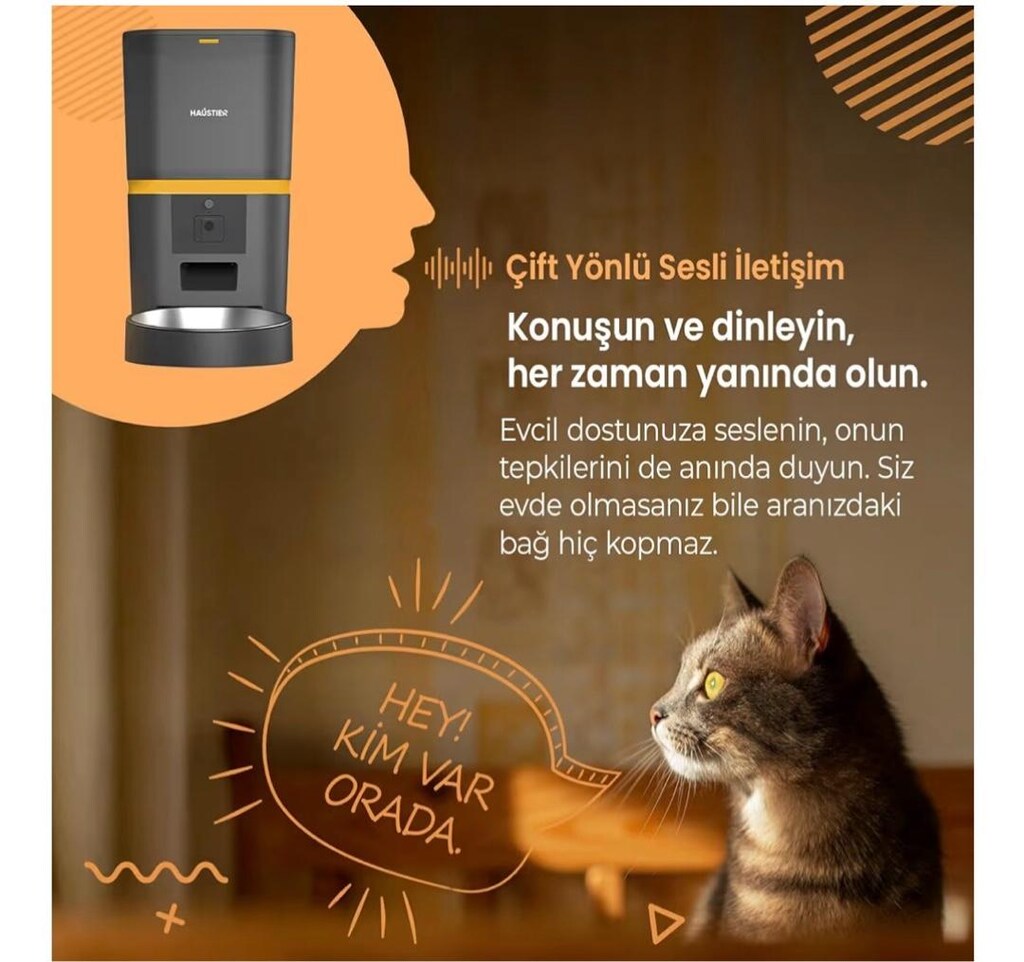 otomatik kedi mama kabı-kutulu hiç açılmadı - 4
