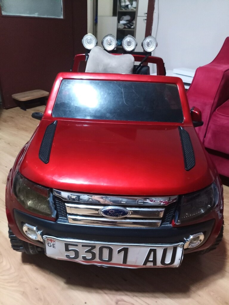 akülü Ford Ranger çocuk arabası iki kişilik - 5