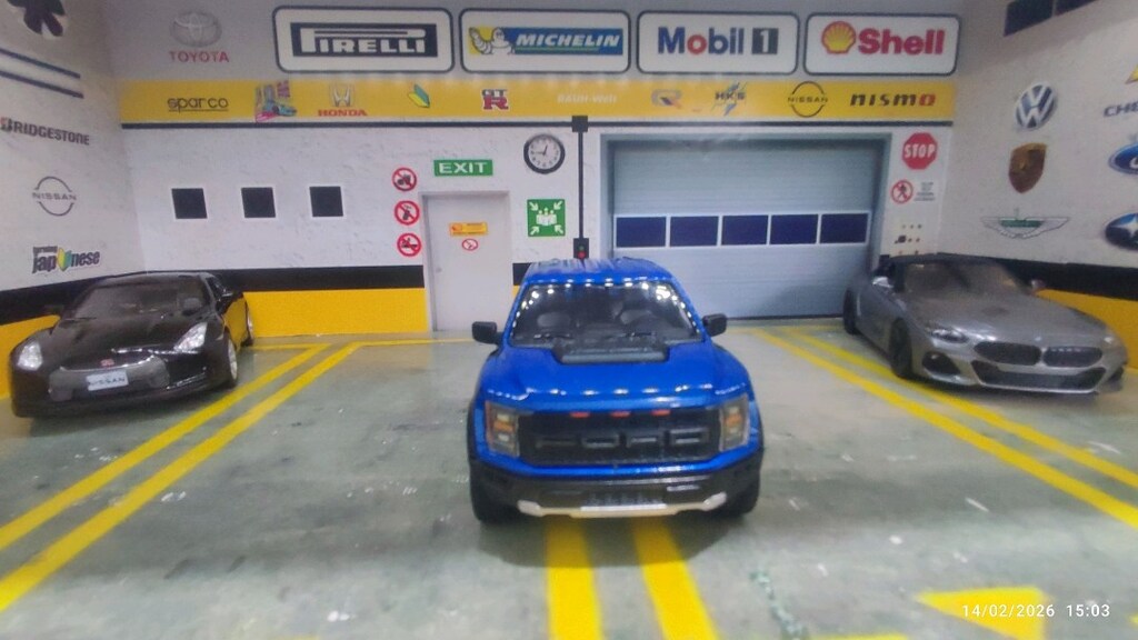 Ford Raptor 2022 modeli metal diecast oyuncak araba - 3