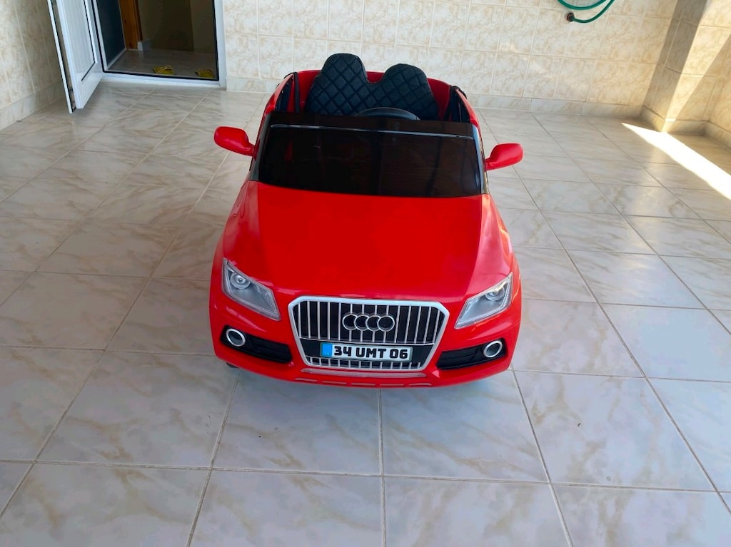 437 Q-suv Kırmızı Akülü Araba, doktordan temiz :) - 5