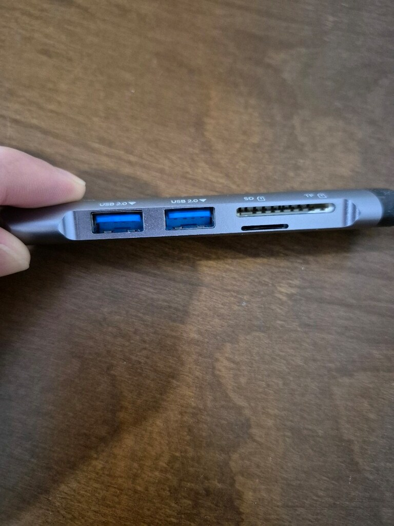 Polosmart PGS407 Type-C Uyumlu 5 Çıkışlı Dönüştürücü Çoklayıcı USB 3.0 - 3