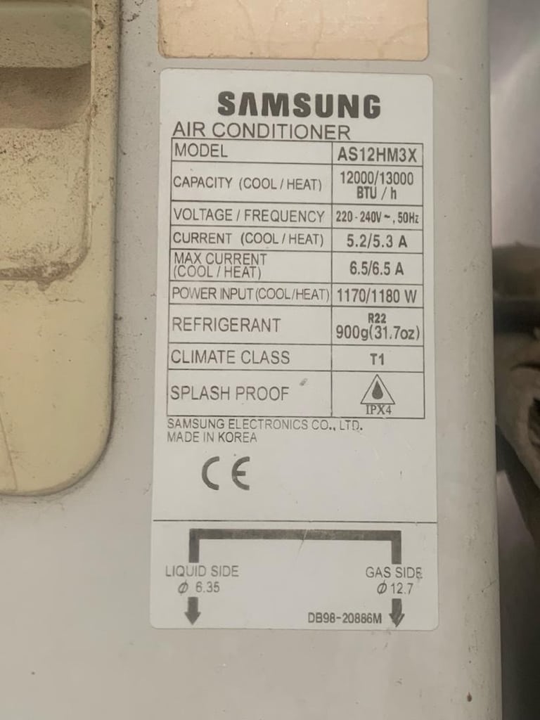Samsung 12000 btu NanoSilver dış/ iç ünite - 2