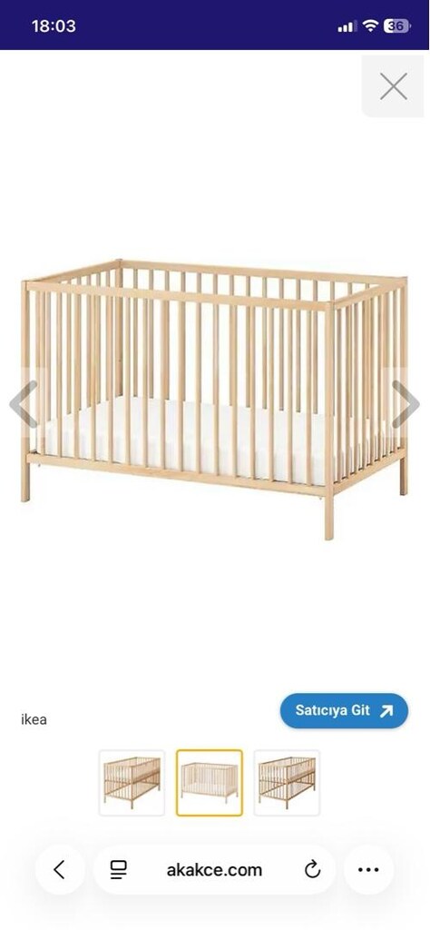 ikea beşik yatak - 2