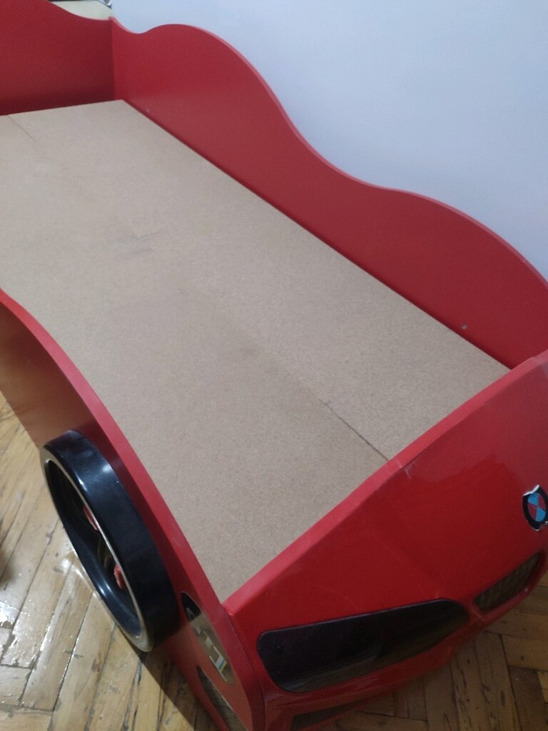 kırmızı arabalı yatak - 5