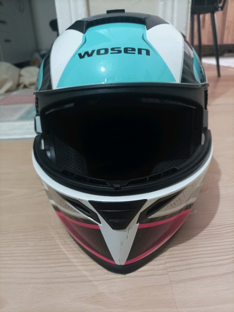 wosen güneş gözlüklü çene açılır kask kadın - 7