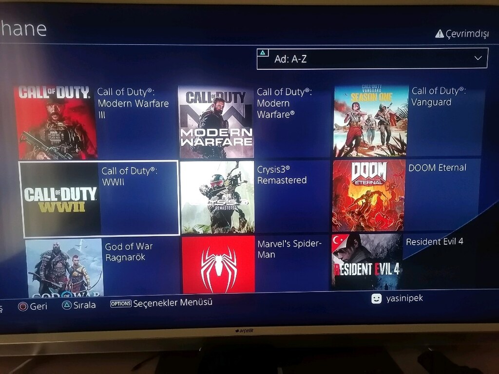 PS4 SLİM KIRIK 15 OYUN VE EKSTRA SIFIR 500 GB HDD - 6